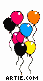 balloons animated GIF