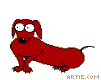 Dachshund cartoon GIF
