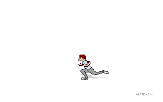 jogger running (gif)