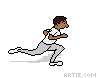 African-American jogger (gif)