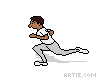 African-American jogger (gif)
