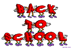 Animated words back to school (gif)