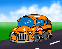 School bus GIF