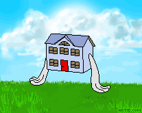 Flying House Animation