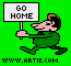cartoon guy with sign: Go Home (gif)