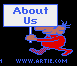 cartoon guy with sign: About Us (gif)