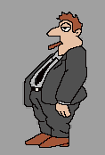 Fat man with a cigar