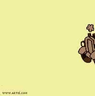 circus parade of clowns (gif)