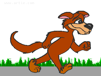 wolf walking (gif)