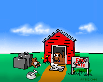Real Estate Doghouse Sold Animation