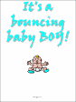 It's a bouncing baby BOY!