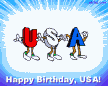 Dancing USA, Happy birthday U S A!