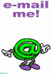 e-mail me! (dancing @)