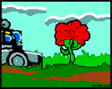 Flower and Lawnmower by W. Kirk Kennedy and Artie Romero
