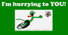 I'm hurrying to YOU!