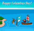 Happy Columbus Day, Indian tricks Columbus