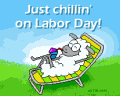 Lamb Chilling - Happy Labor Day