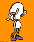 Dancing question mark (?)