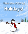 Hope you enjoy the Holidays!