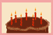 Birthday cake animation