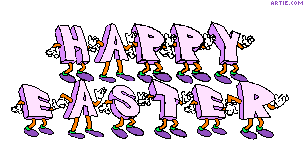 Dancing Happy Easter by Artie Romero