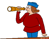 Columbus spyglass animated cartoon