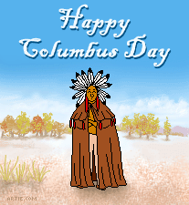 Indian Autumn, Happy Columbus Day - 207x225