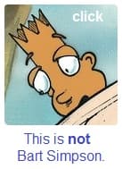 This is NOT Bart Simpson!
