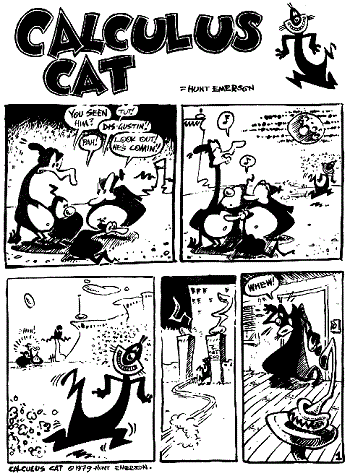 Calculus Cat by Hunt Emerson (comics)