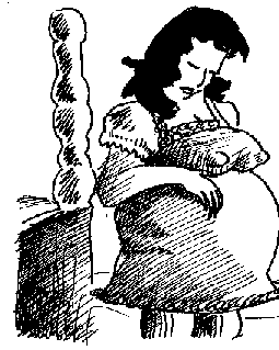 pregnancy cartoon by Roger May