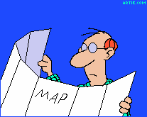 Dad with Map, "Happy Father's Day" animation