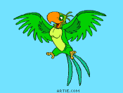 parrot flying animation gif