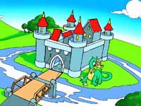 Castle and Dragon by Artie Romero