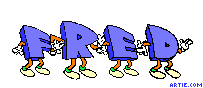 animated name FRED