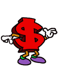 Dancing $ animation (gif)