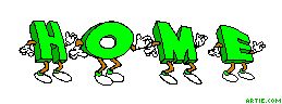 Animated word HOME (gif)