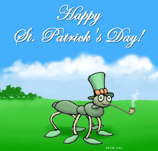 Funny Irish bug St. Patricks Day e-card