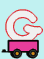 Train cartoon alphabet gifs