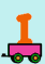 Train cartoon alphabet gifs