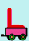 Train cartoon alphabet gifs
