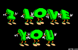 I love you animation