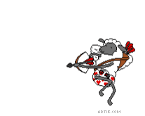 Cupid and arrow animation